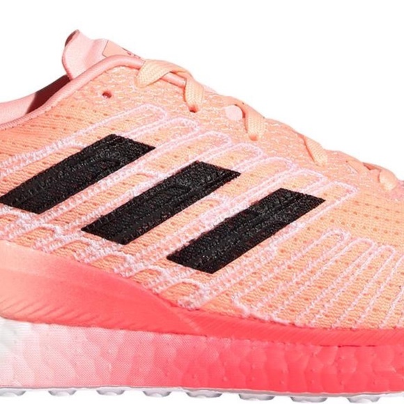 Adidas Shoes Women's 6.5 Orange Solar Boost 19 Athletic Running Sneakers - Picture 2 of 10